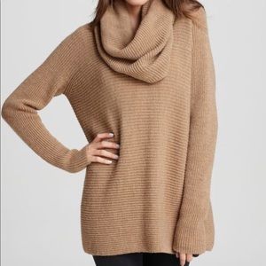 Vince Camel Cowel Neck sweater fine rib orig $329